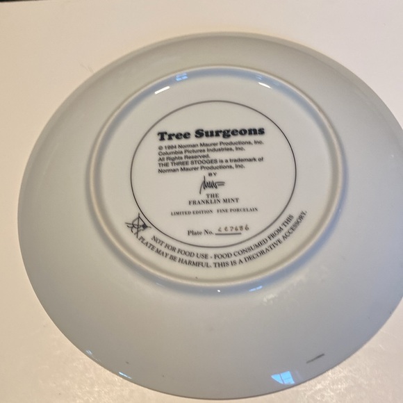 Vintage Set of 6 “The Three Stooges” Plates - Picture 8 of 13